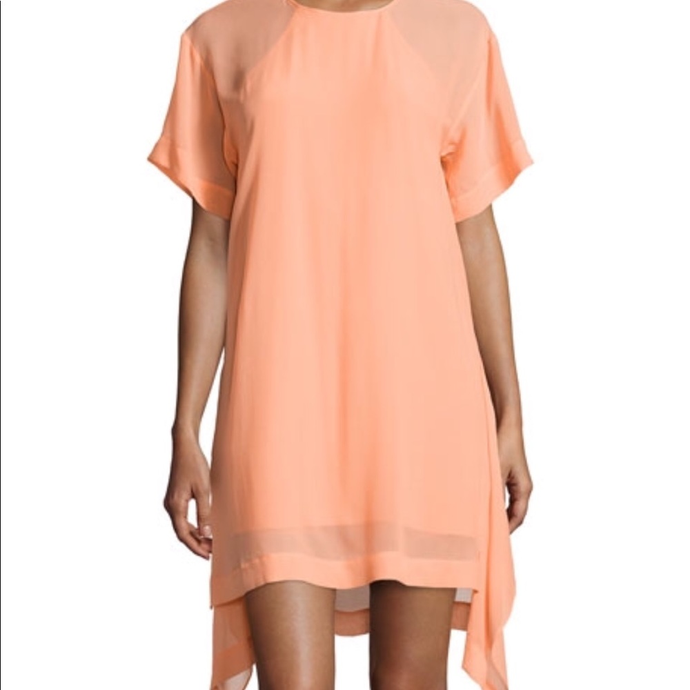 BCBG Sharon Layered, Short Sleeve Dress